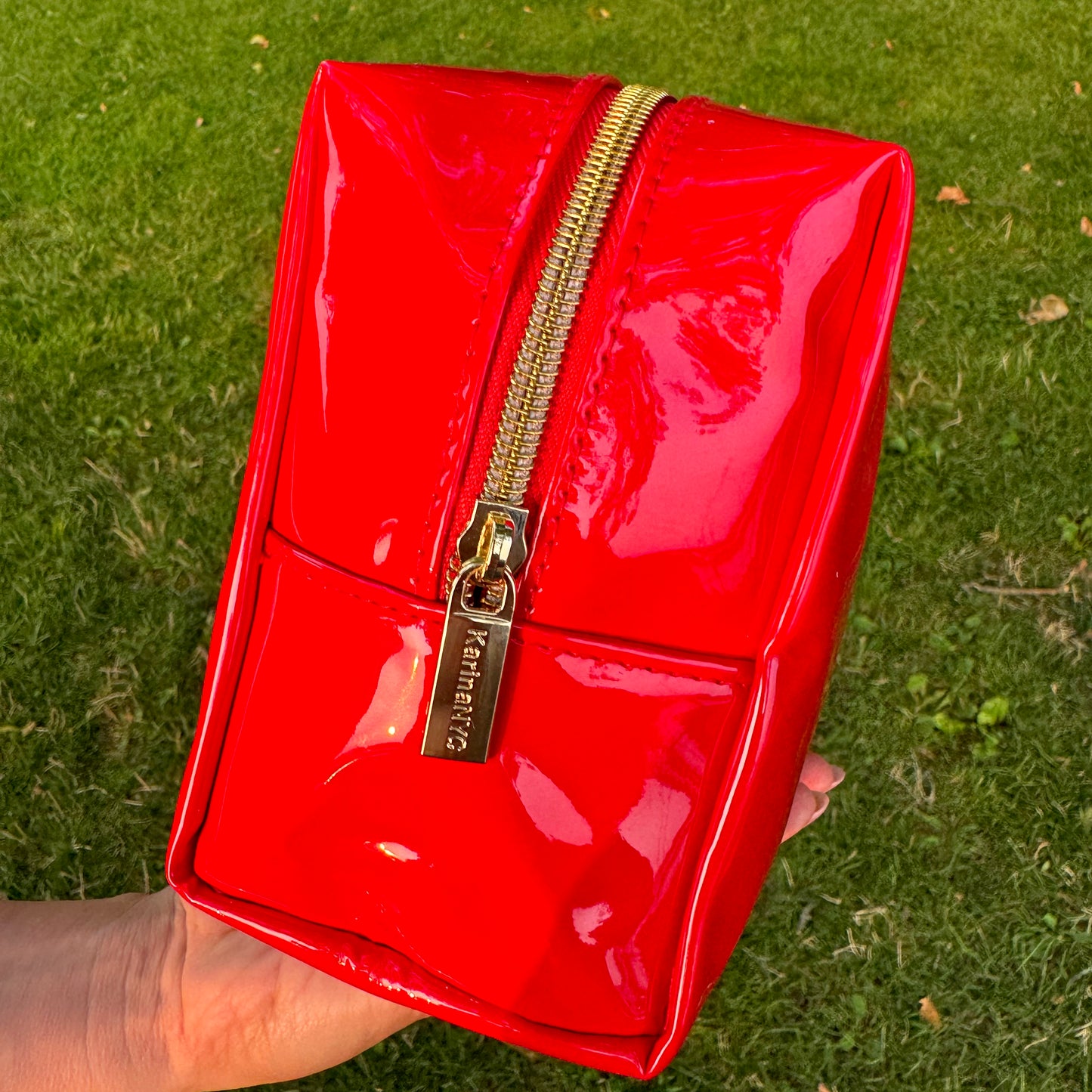 Glow Team Ruby Red Toiletry Bag