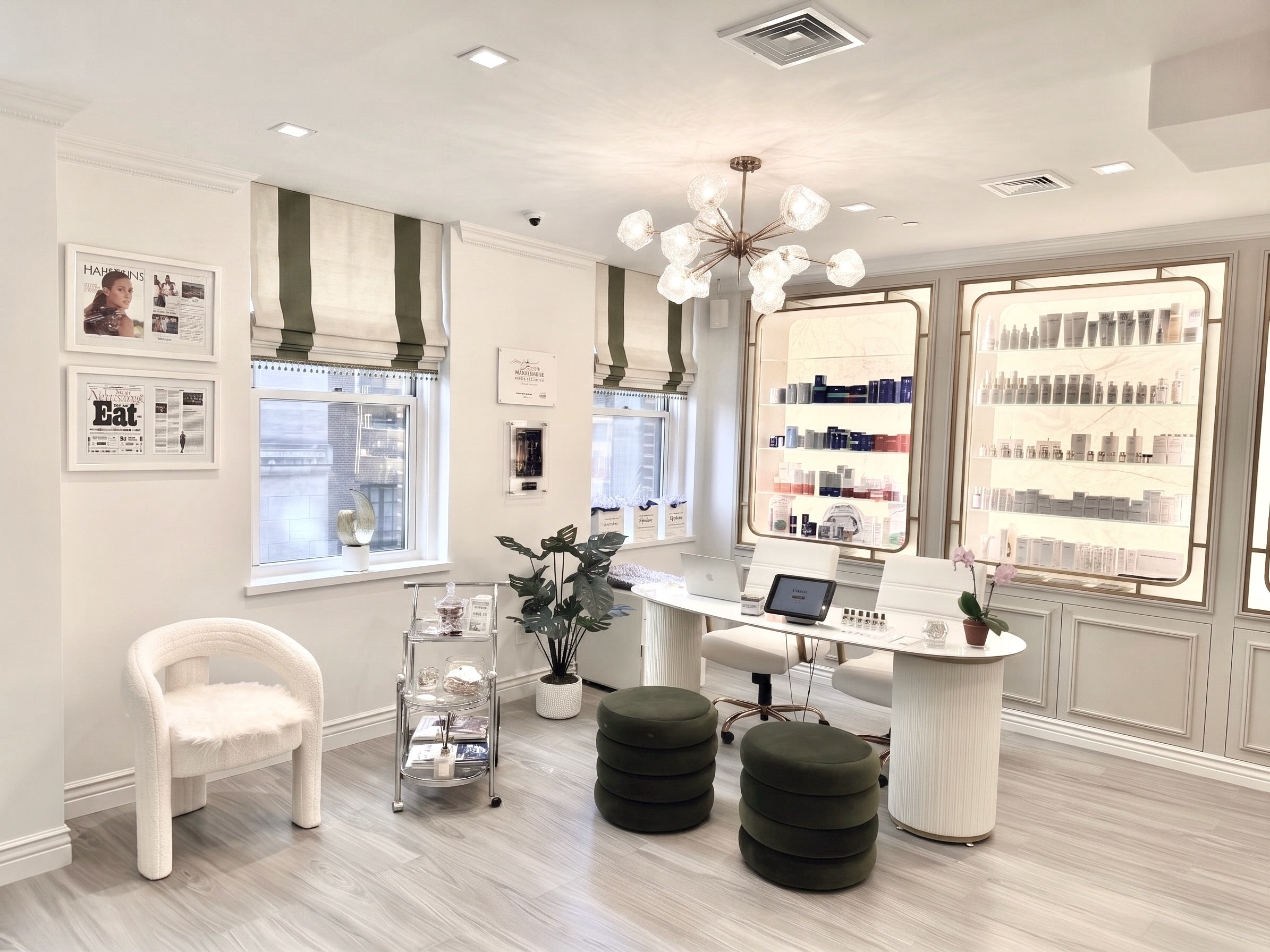 Interior of the KarinaNYC Manhattan clinic at Suite 302