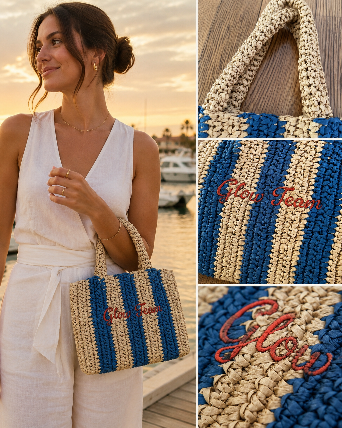 Striped Mini Bag