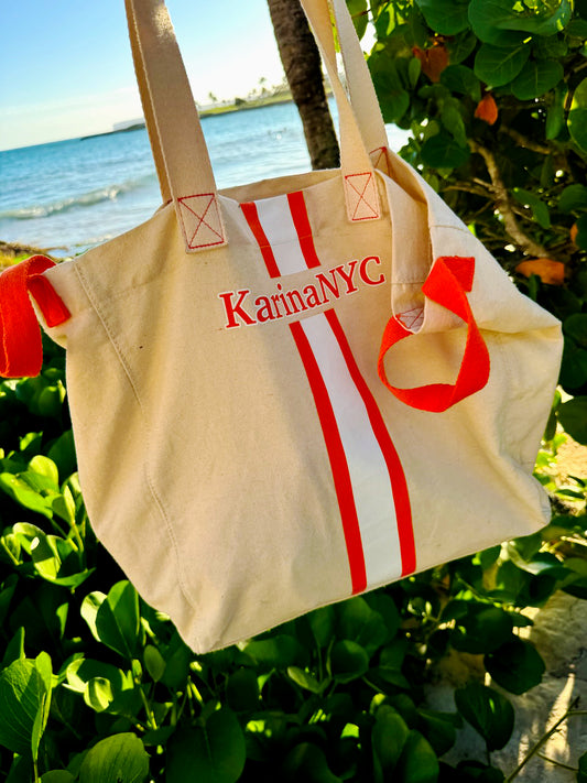 Product Card Image with detail: Glow Team Beach Tote