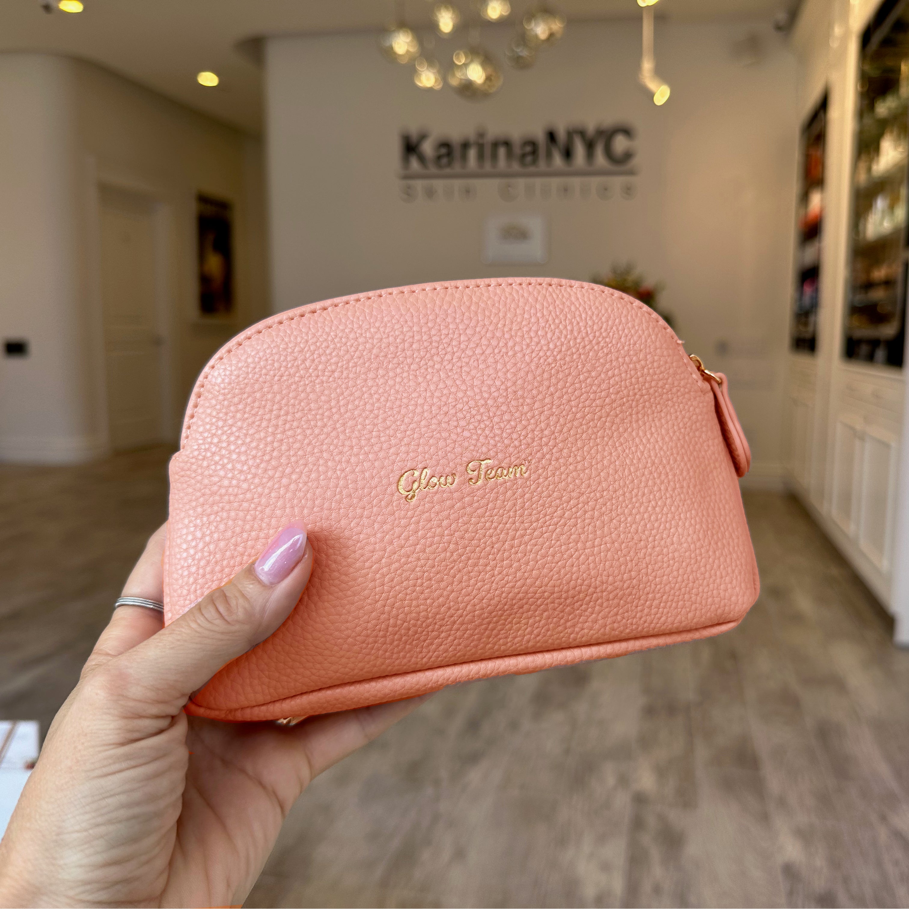Karina's Favorite Pink Pouch – KarinaNYC - Main Image
