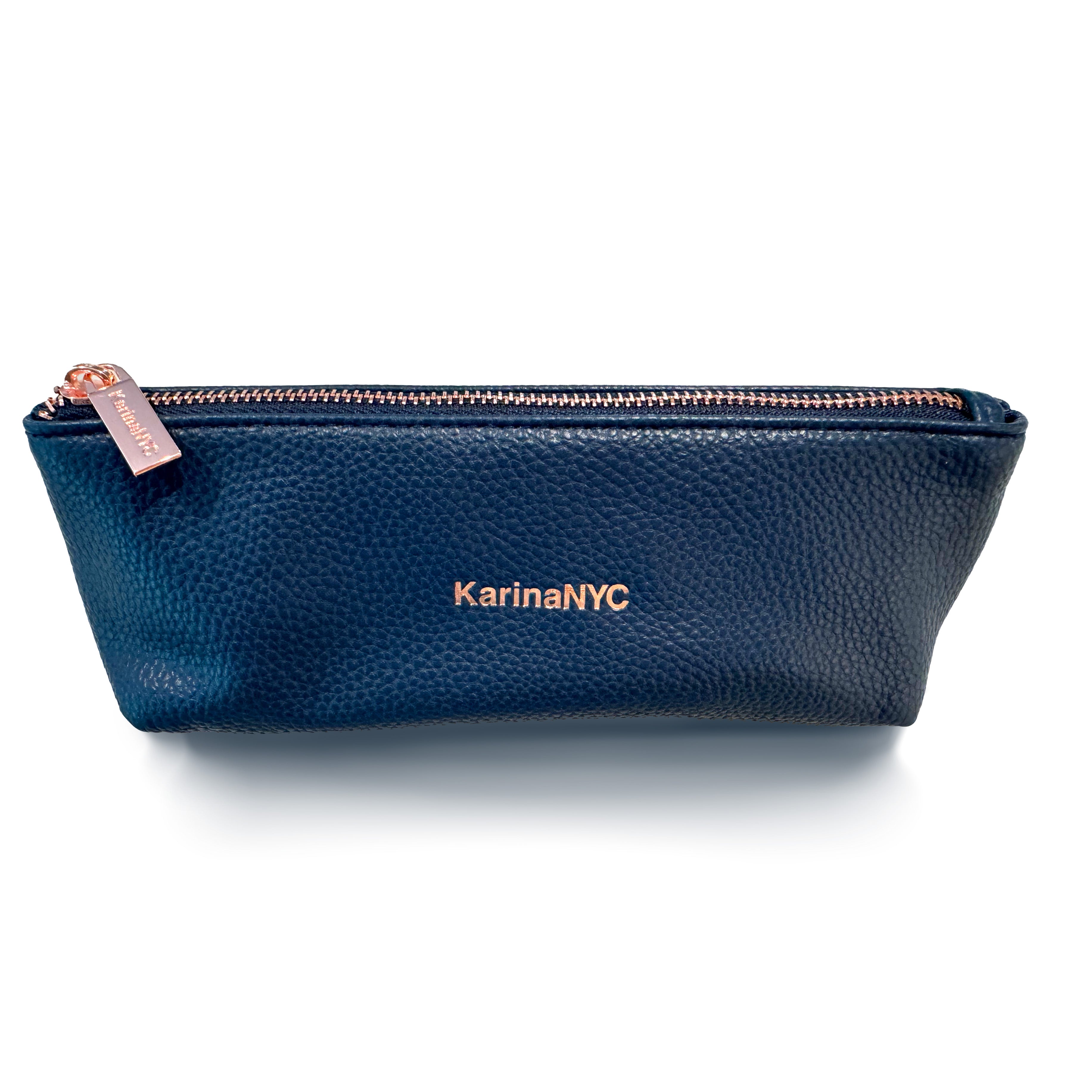 Long Navy Zip
