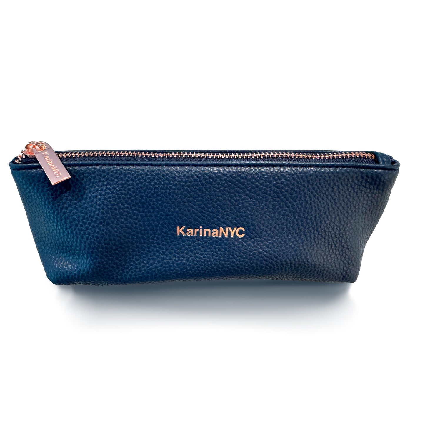 Long Navy Zip