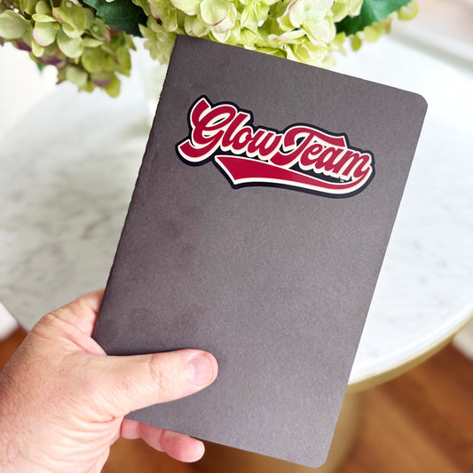 Product Card Image with detail: Glow Team Journal Notebook