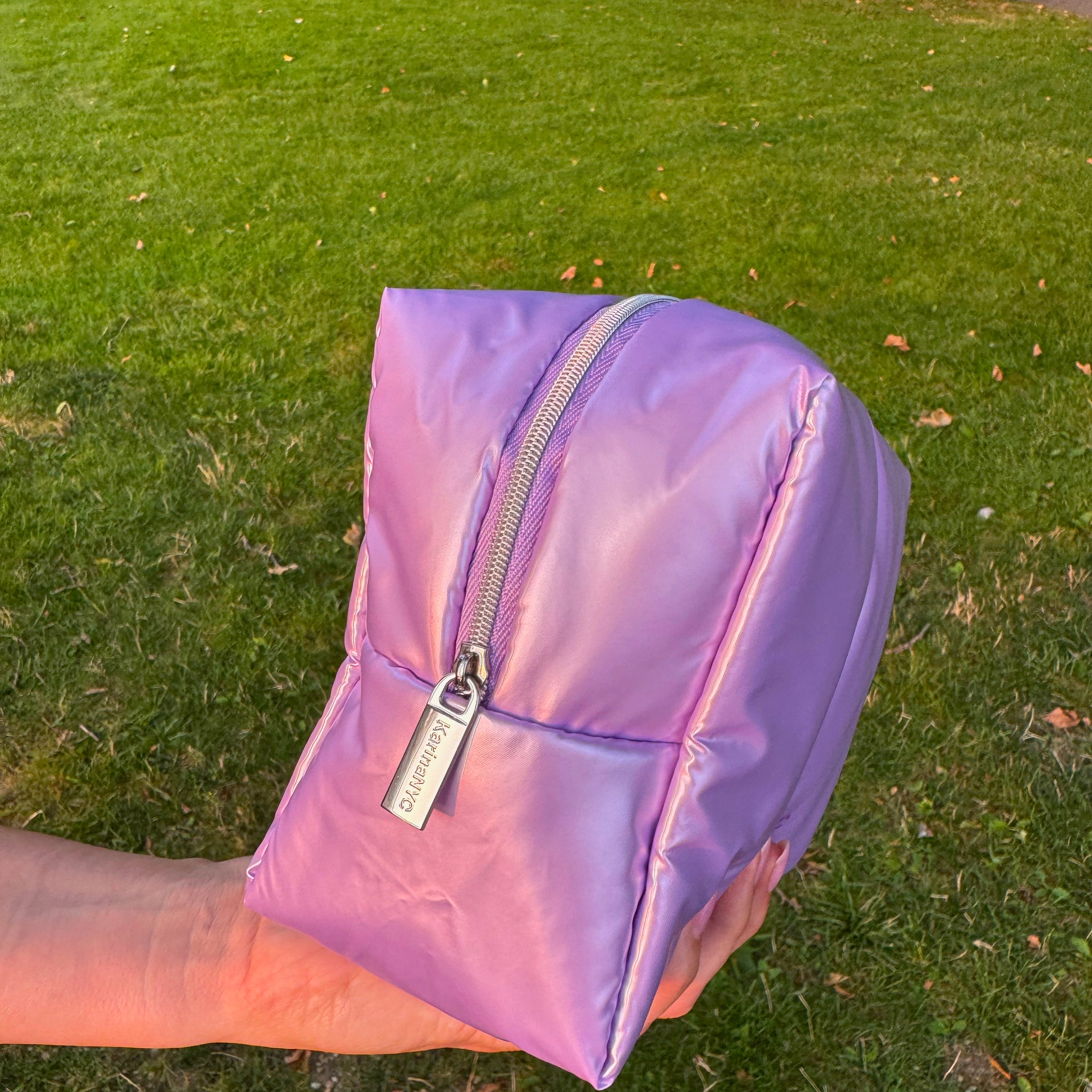 Glow Team Perfect Purple Makeup Bag