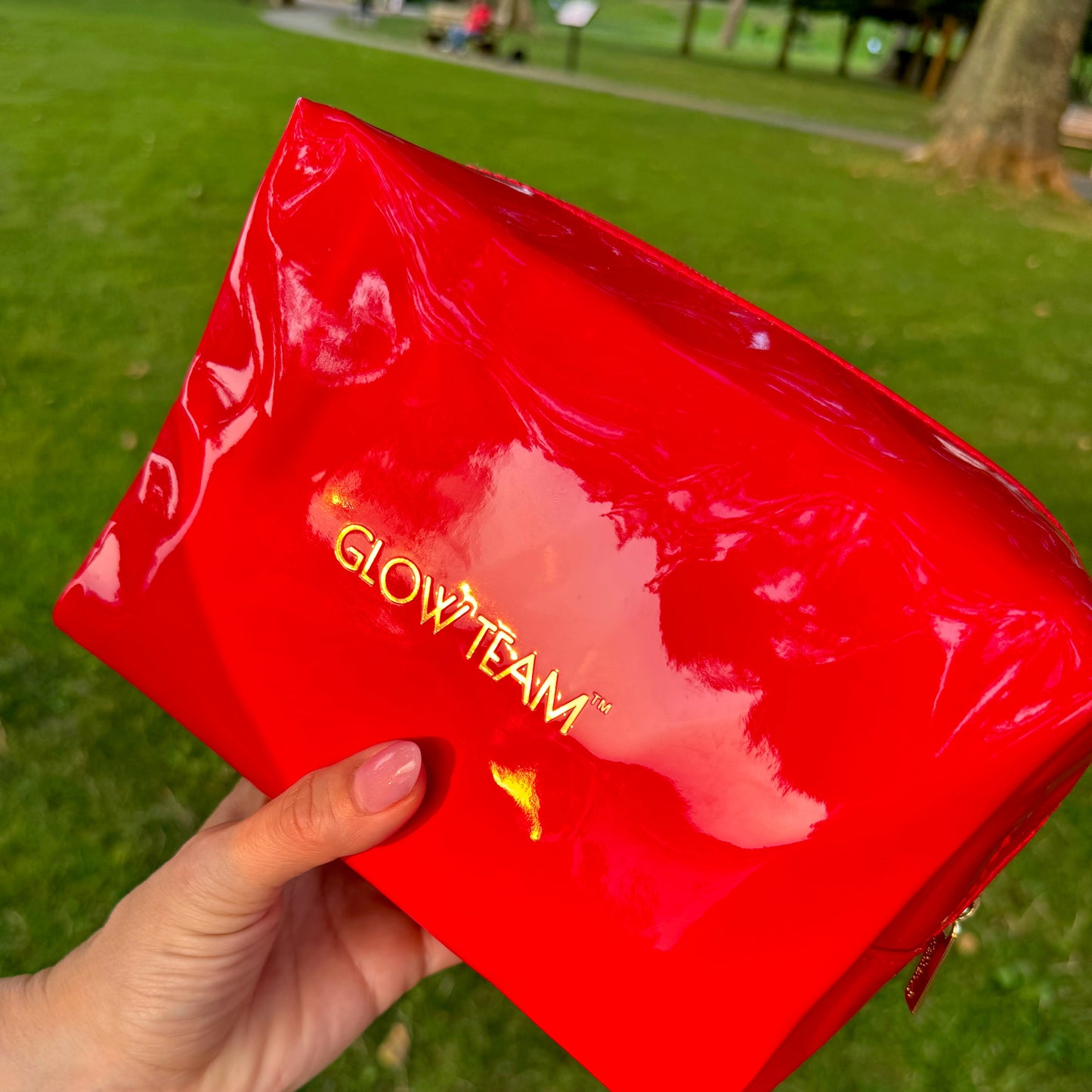 FREE GIFT | Glow Team Ruby Red Toiletry Bag