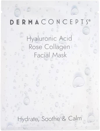 Product Card Image with detail: Hyaluronic Acid Rose Collagen Facial Mask