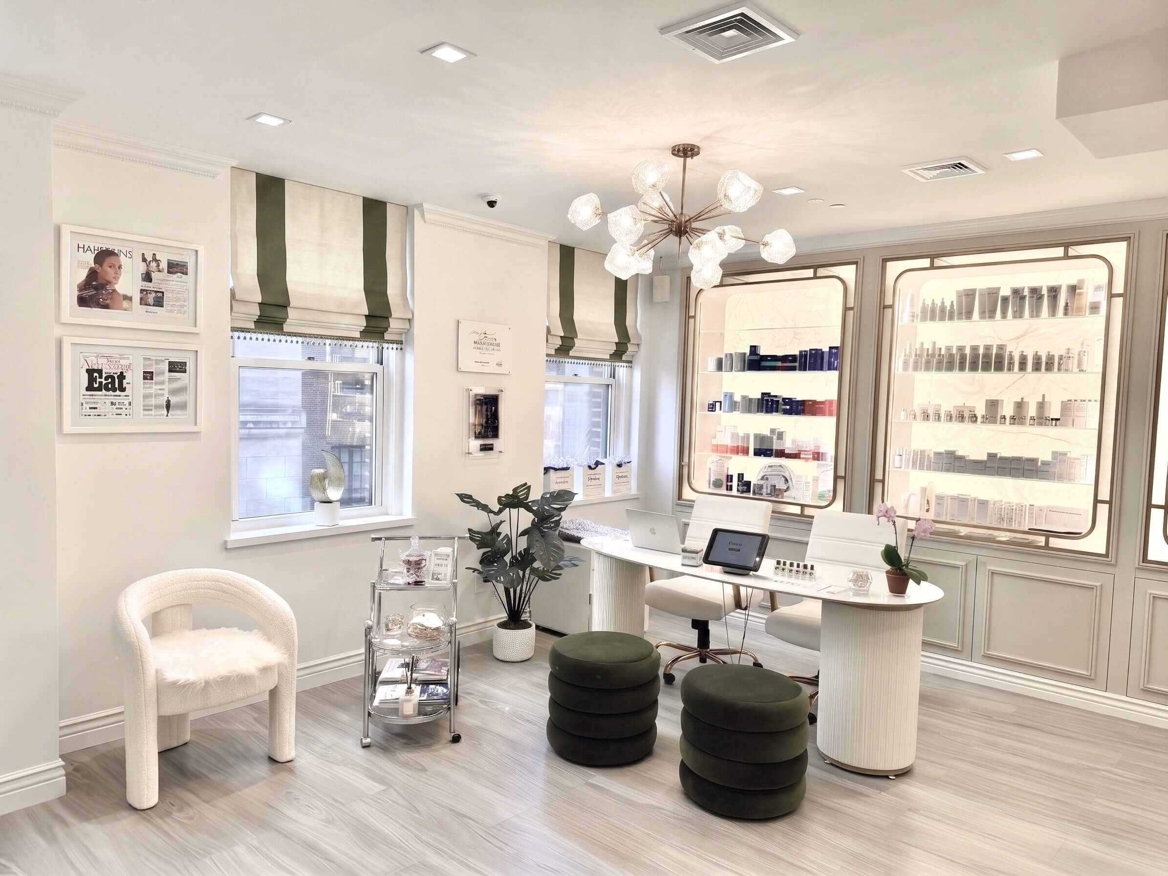 Interior of the KarinaNYC Manhattan clinic at Suite 302