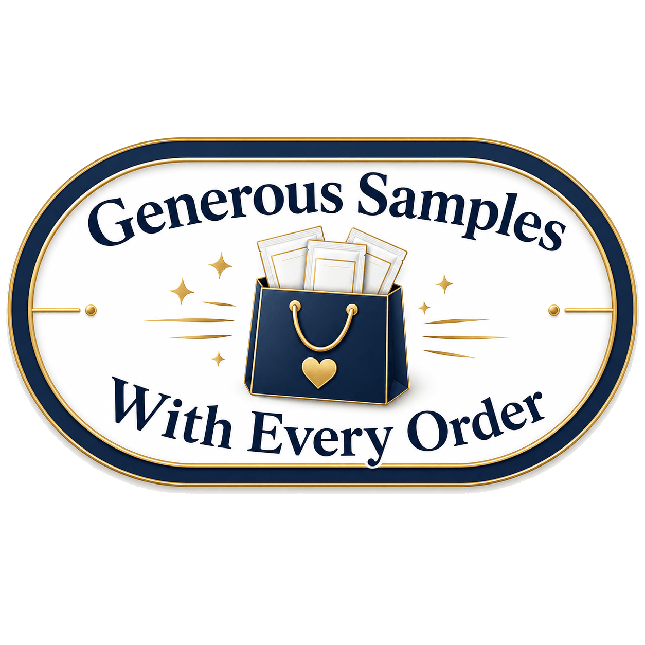 Generous samples with every order