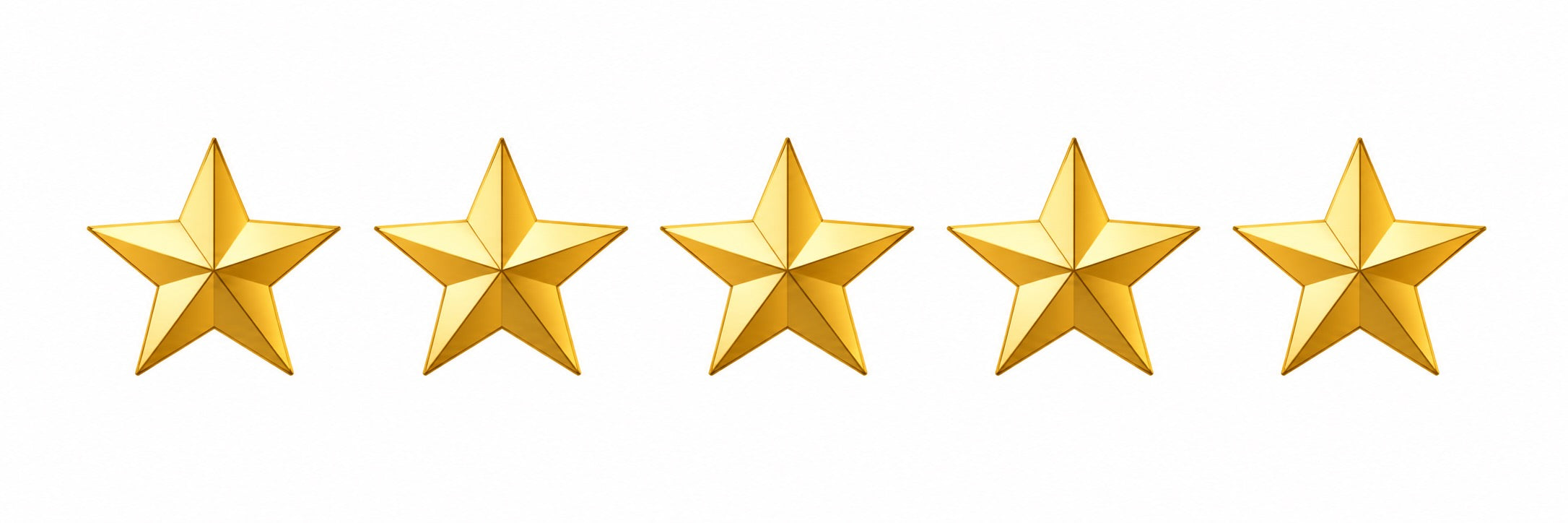 Five-star review badge